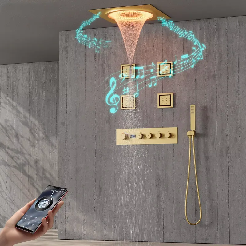 Spa & Wellness Hotel Olympia Mariánské Lázně - Smart LED Shower Set Bathroom Music
