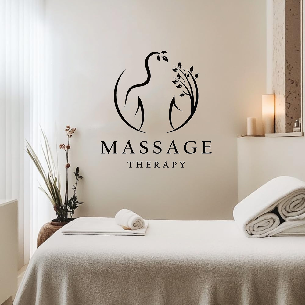 Massage Therapy Vinyl Wall Dec - đánh giá và giá Wellness Spa With Massage